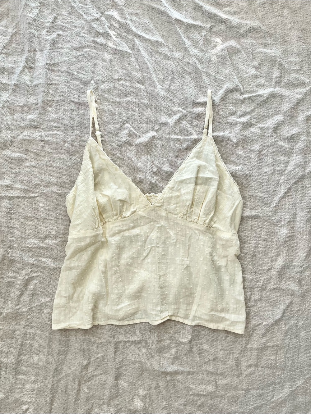 Cotton On Butter Yellow Tie Back Tank Top